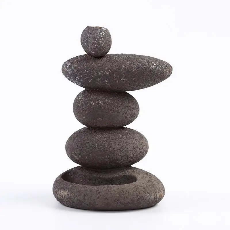 

Ceramic Backflow Incense Burner Smoke Waterfall Incense Holder Incense Crafts Aromatherapy Censer Use In Home Office Teahouse