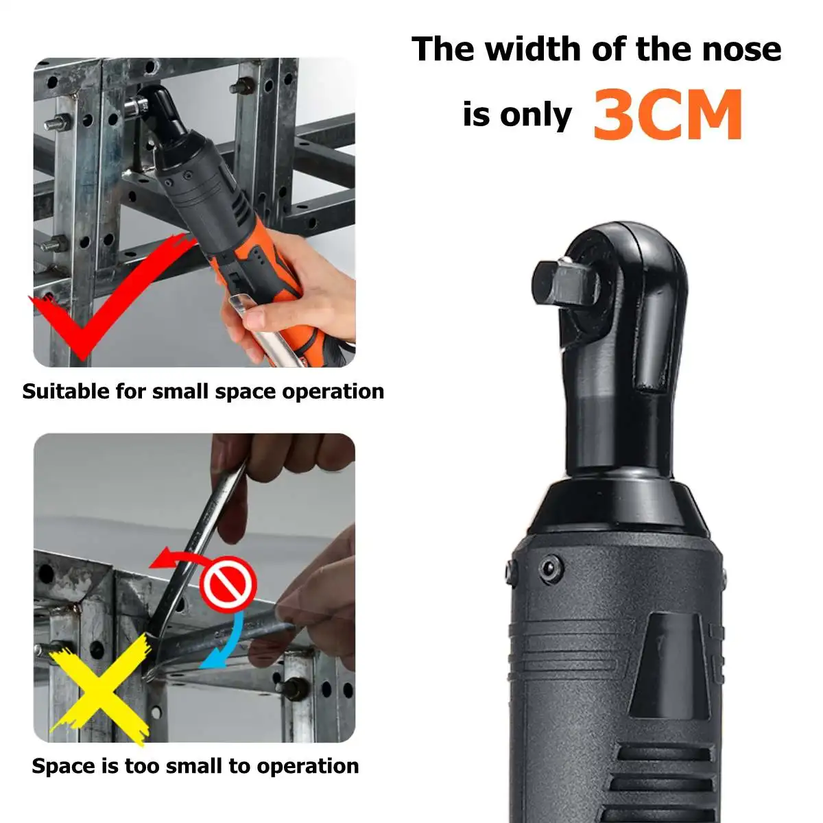 Rechargeable 18V Electric Wrench 3/8\ Rechargeable 18V Electric Wrench 3/8\