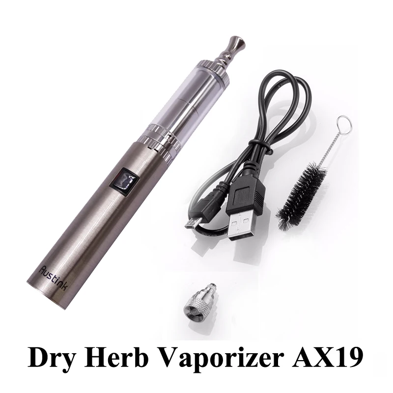 Vapor Storm AX19 Herbal Vaporizer Kit 900mah Battery 0.7-1.0 Ohm Airflow Control Elektronik Sigara Herb Tank Dry Herb Vaporize Vapor Storm AX19 Herbal Vaporizer Kit 900mah Battery 0.7-1.0 Ohm Airflow Control Elektronik Sigara Herb Tank Dry Herb Vaporize