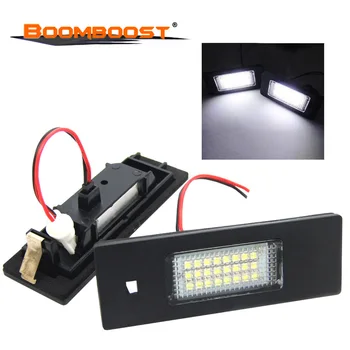 

1 Set/2 pcs 3528 SMD DC12V Car LED License Number Plate Light For BMW E81 E87 E63 E64 E89 Z4 F20 F21 DXY88 24 Leds Trunk Lamp