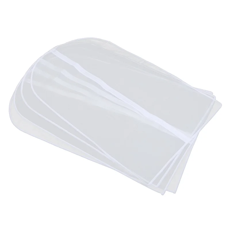 

Clothes Covers, Set Of 8 Blanket Washable Transparent Waterproof Anti-Dust Protection For Shirt Suit Bag Garment With Zip (8 P