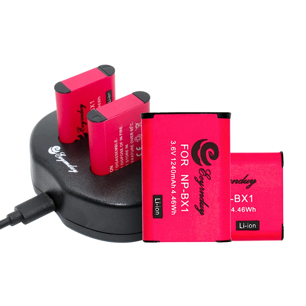4 шт. NP BX1 NPBX1 набор зарядного устройства для Sony DSC & HDR Camera Camcorder H400 HX300 HX50V HX90 AS10 AS15