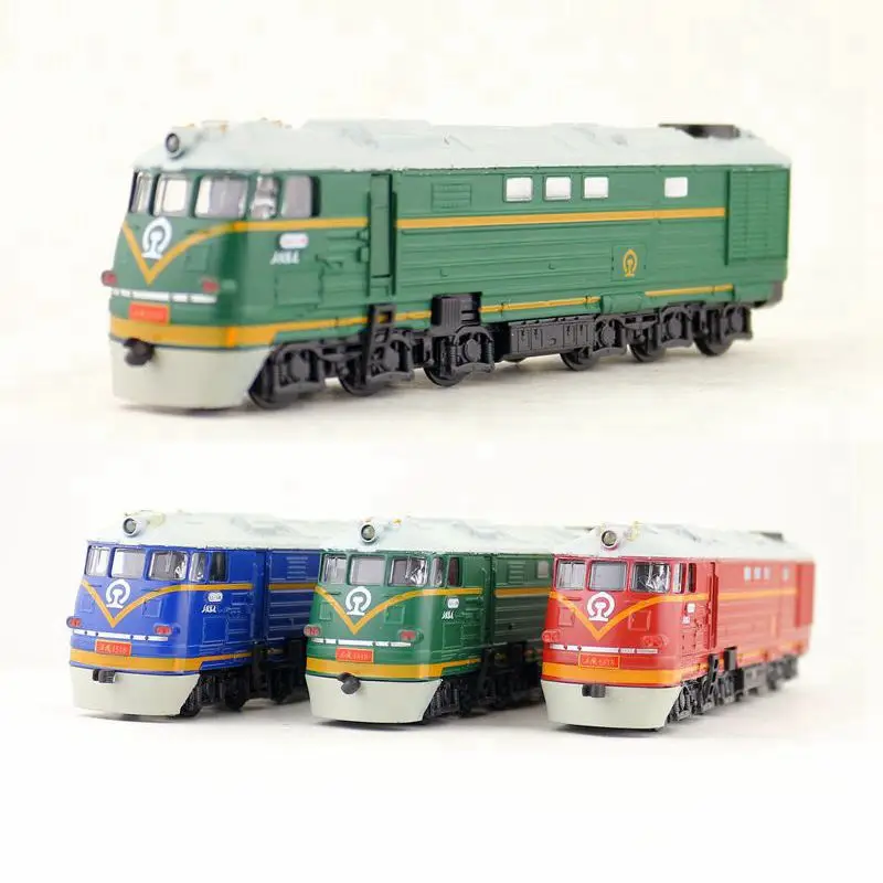 

Free Shipping/Diecast Toy Model/1:87 Classical Locomotive Dongfeng Train/Pull Back/Sound & Light Car/Educational Collection/Gift