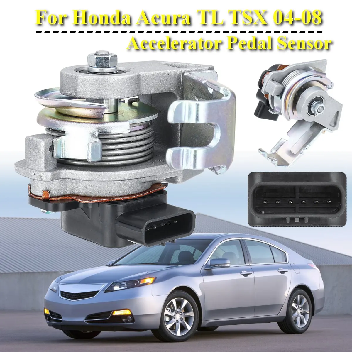 

For Honda Acura TL TSX 2004-2008 2.4 3.2 3.5L Accelerator Pedal Sensor #37971-RBB-003 37971RCA-A01 5S8776 APS147 PPS1046 72-7080