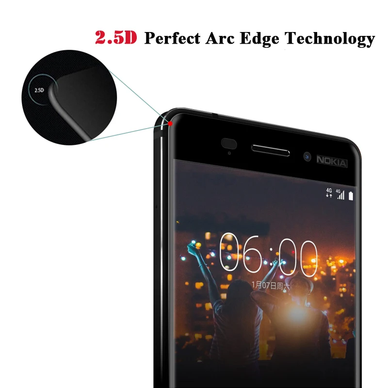 Защитное стекло для Nokia 8 1 7 5 6 3 2 2018 2017x5x6 Plus Защита экрана Nokia5 Nokia7 Nokia8 Nokia3|Защитные