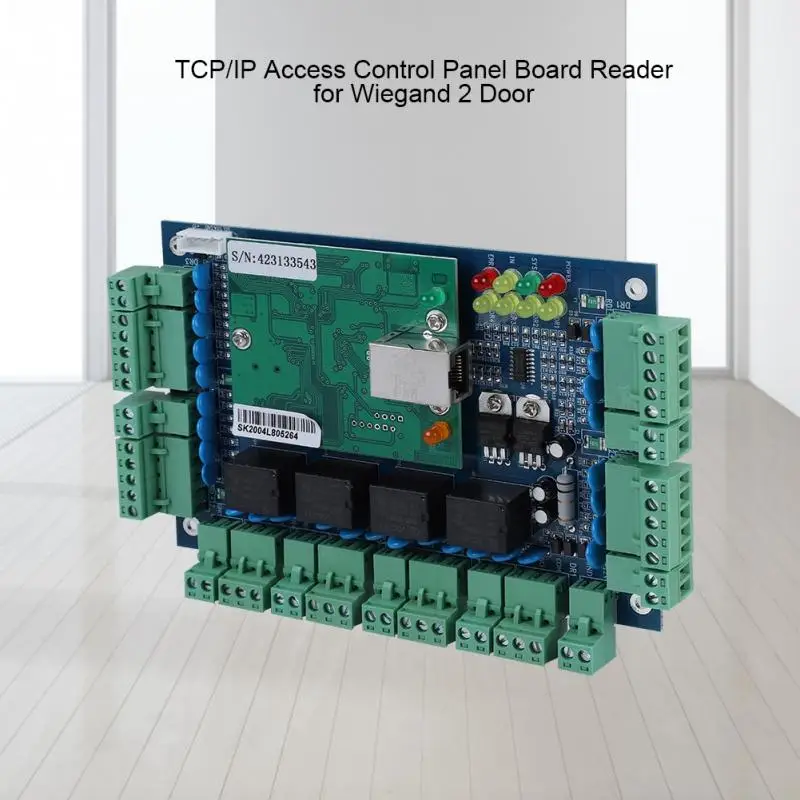 

Network TCP/IP Access Control Panel Board Reader for Wiegand 4 Door Use