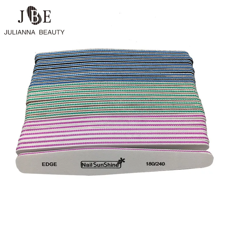 

30Pcs Thick Nail File Sanding Buffer Block Washable Manicure Tool lime a ongle Nail Files Set 80/100/150/180/240 Grit