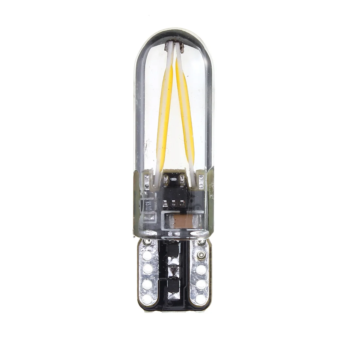 2 шт. 5 Вт led T10 cob стеклянный автомобильный светильник Led накаливания автомобильные