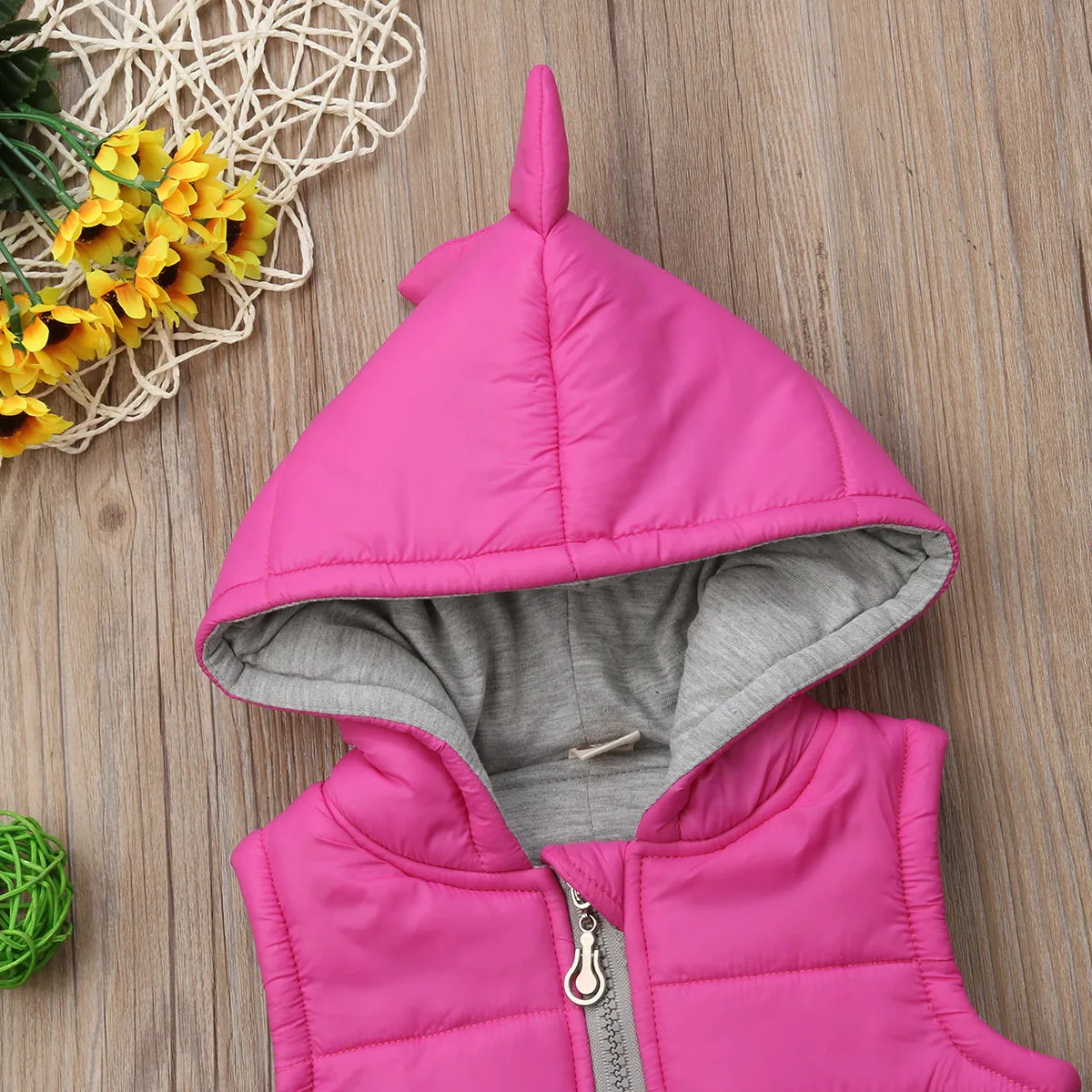 Kids Dinosaur Cotton Padded Vest 6M-5Y children vest