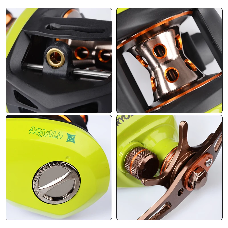 Рыболовная катушка RYOBI AQUILA (z) для литья правая и левая 8 + 1BB Передаточное отношение