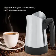 Нержавеющая сталь мини кофе машины Турции Maker Путешествия Портативный Электрические кофейник для подарка Sonifer