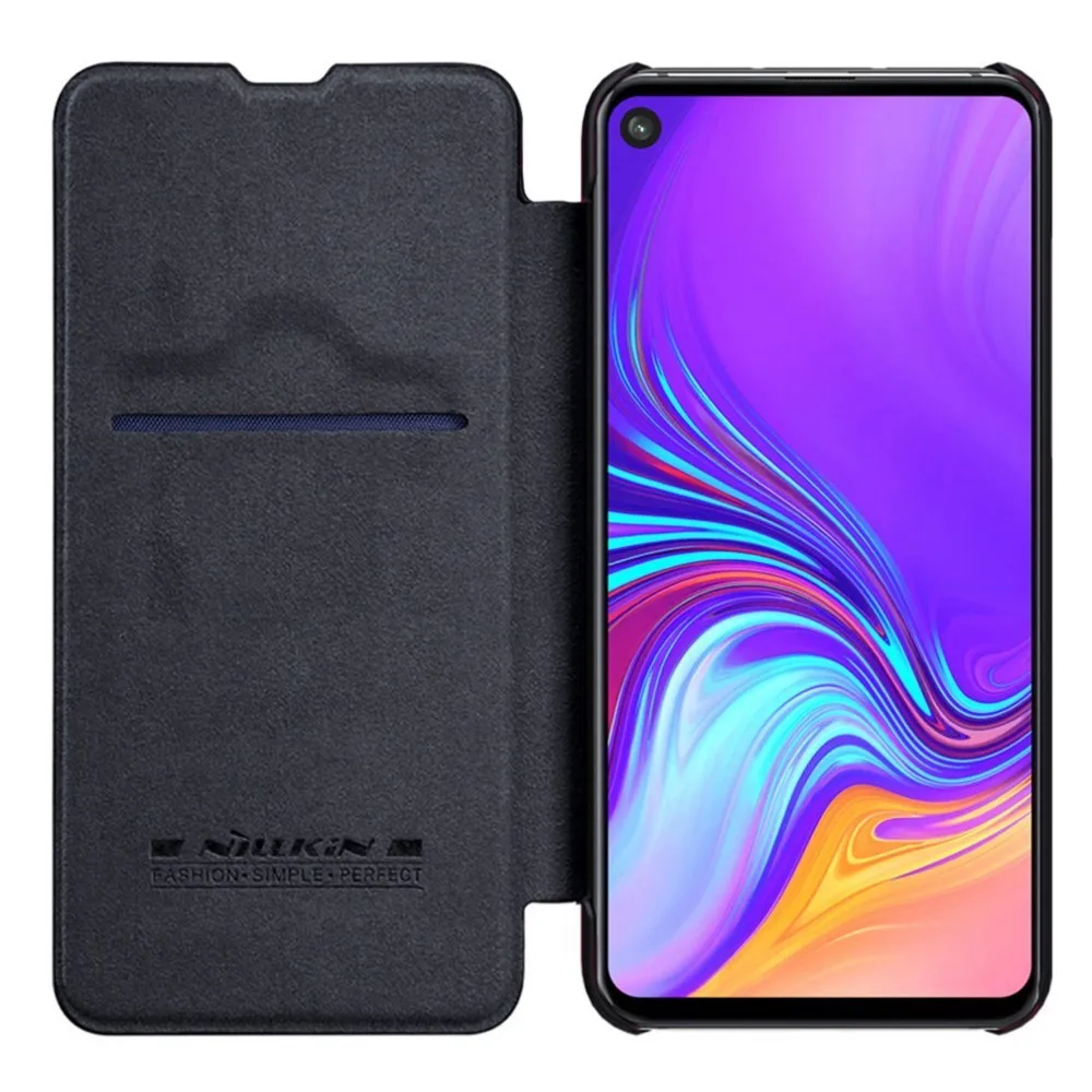 

For Huawei P Smart plus 2019 Leather Case NILLKIN QIN Series Flip Cover for Huawei enjoys 9s Case Wallet Cover With Card Pocket