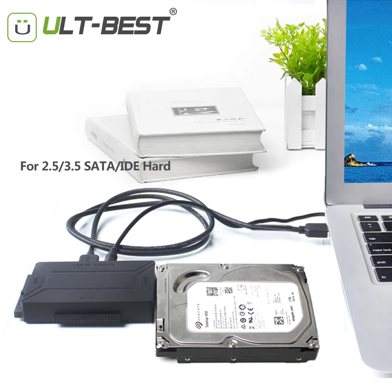  ULT-Mejor USB 3.0 IDE Adaptador de Cable SATA Controlador de Disco Duro SATA al Convertidor de USB 
