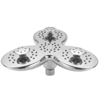 

ABS Electroplated Rotatable Top Rain Shower Head Wall Mounted Water Saving Pressure Spray Nozzle Bath Shower Head Sprayer