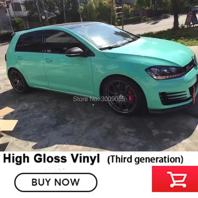 

High Glossy Vinyl Car Wraps Stickers for Car Body Protection Change color Third generation glossy series 17 colour