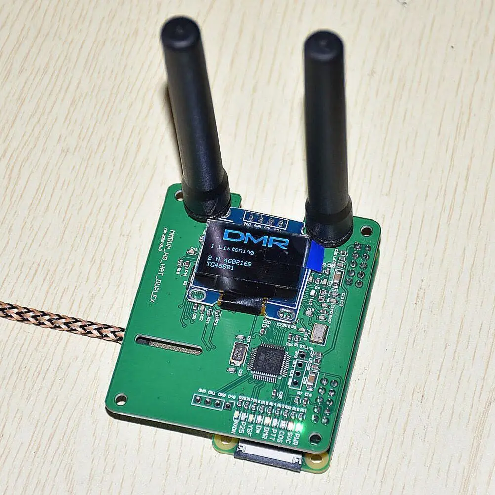 1 шт. беспроводная цифровая точка доступа Mmdvm для Pi Dmr P25 с 2 антеннами|Печатные