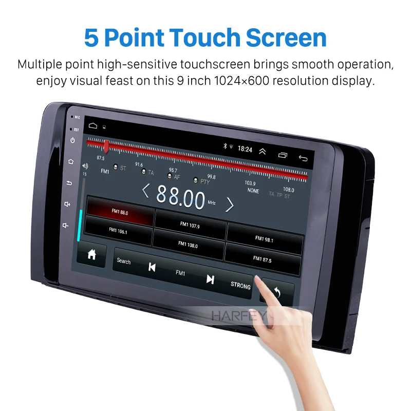 Best Harfey OEM Auto Radio GPS navigation system for Mercedes Benz R Class W251 R280 R300 R320 R350 R63 2006-2013 Car Multimedia 2