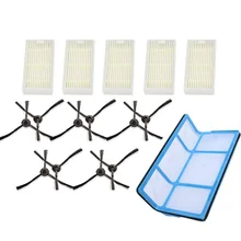 5 фильтров + 10 боковых кистей для Medion Md 16192 Md 18500 Md 18501 Md 18600 запчасти 5 фильтров + 10 боковых кистей для Medion Md 16192 Md 18500 Md 18501 Md 18600 запчасти