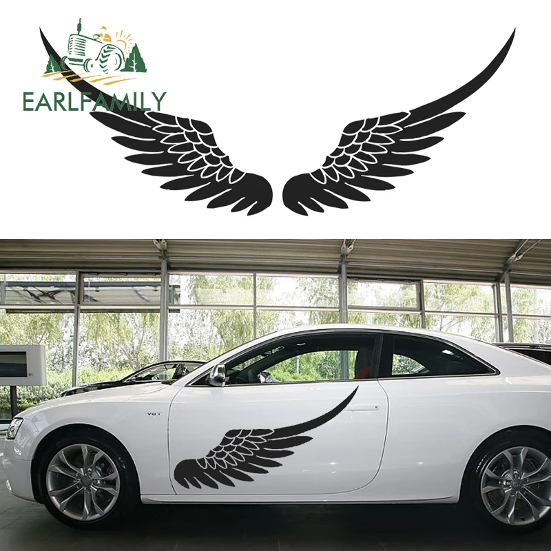 EARLFAMILY 635 мм X 515 2x Автомобильная виниловая наклейка на дверь корпус s боковые