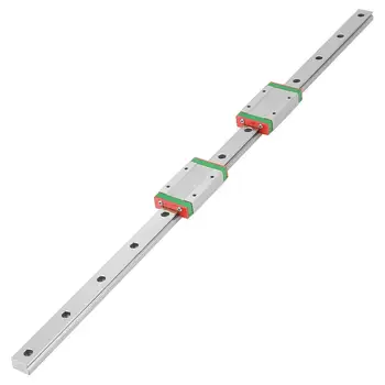 

LML 15H Bearing Steel Linear Slide Guide Rail 500mm Length with 2pcs Extension Sliding Blocks