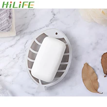 HILIFE форма рыбы для домашнего Слива мыльница контейнер для хранения аксессуары для ванной парные слои