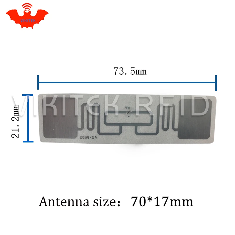 Чужой 9662 UHF RFID клейкий влажная инкрустация 500 шт. в рулоне 860-960 МГц Higgs3 915 м EPC c1g2 ISO18000-6C может использоваться для метка ярлык RFID