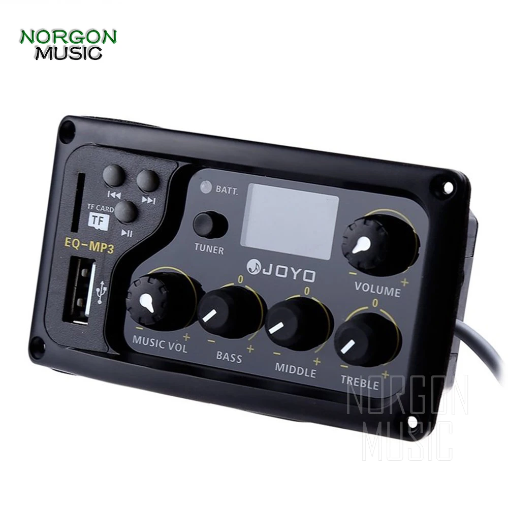 Запчасти для акустической гитары и аксессуары эквалайзер Joyo EQ MP3 LCD цифровой 3