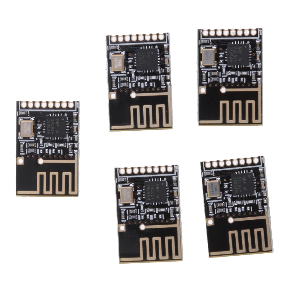 5 шт. беспроводной модуль приемопередатчика NRF24L01 SMD 1 27 мм 2 4 ГГц | Электроника