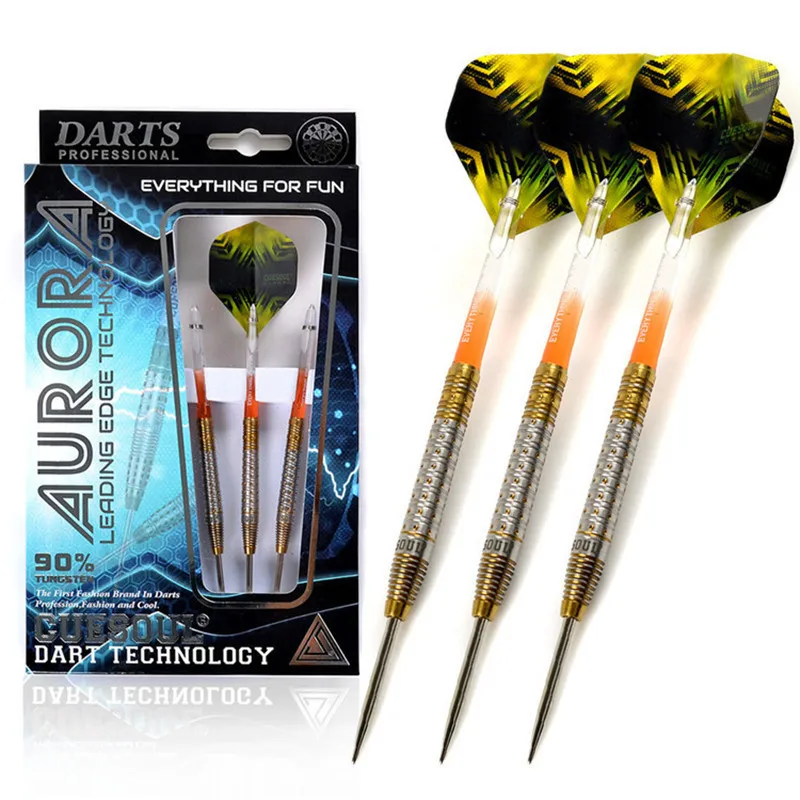 CUESOUL Tungsten Darts Steel Tip Darts With 90Tungsten Steel Barrel