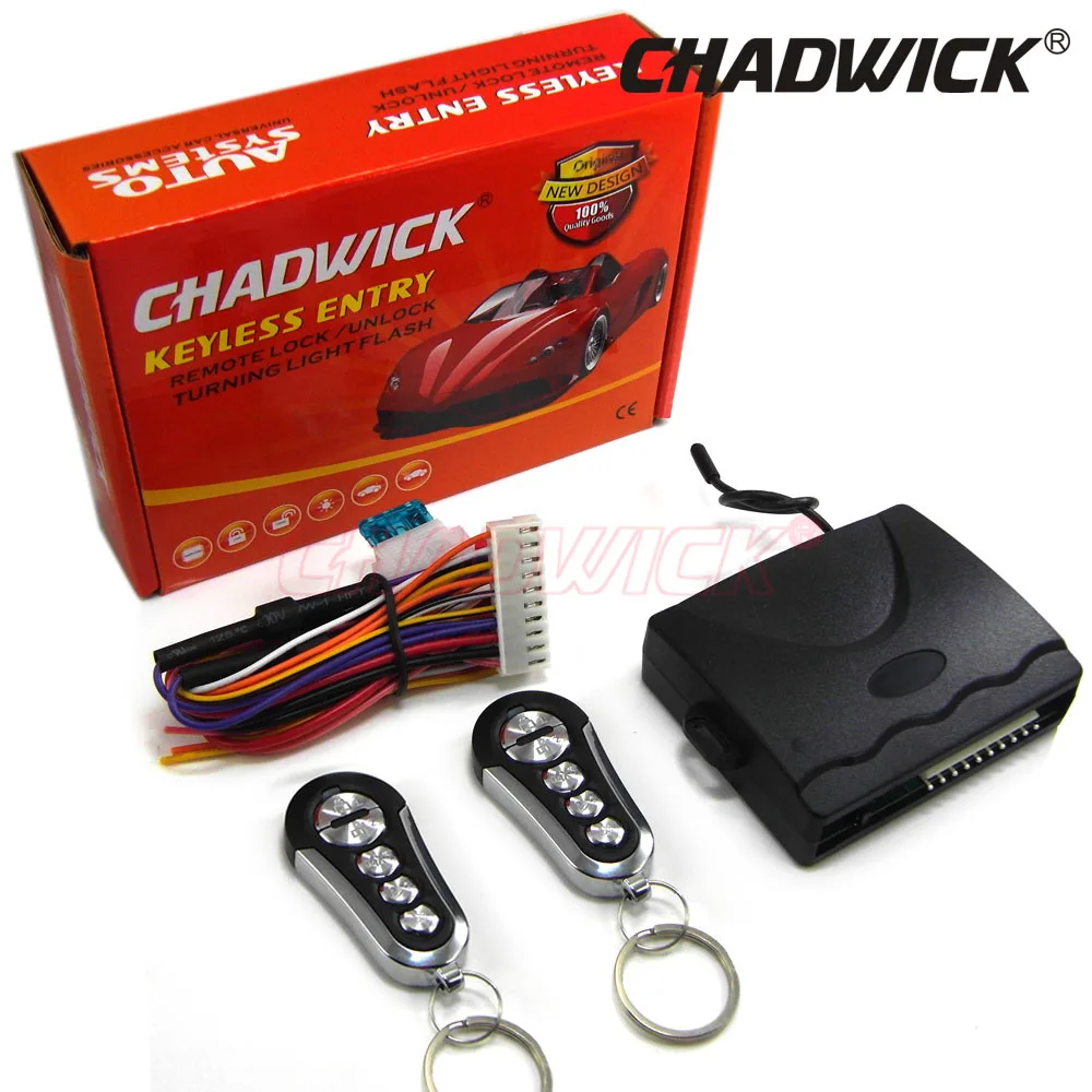 

Universal Vehicle Car Door Lock Locking Vehicle Keyless Entry System Remote Central Kit 12Volt good quality CHADWICK 608 8142