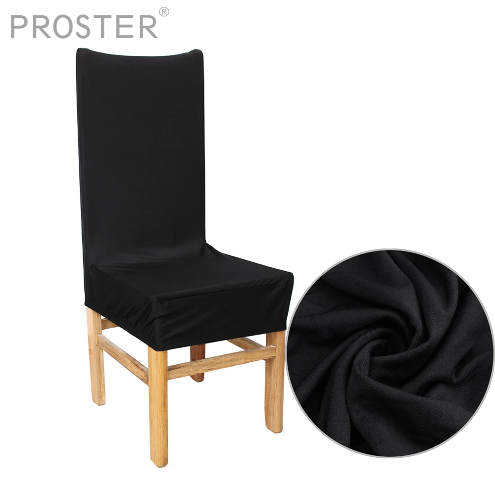 Proster 6 قطعة غطاء مقعد تمتد مرونة الطعام غطاء مقعد ل مأدبة الزفاف مطعم فندق مكافحة القذرة للإزالة مرونة