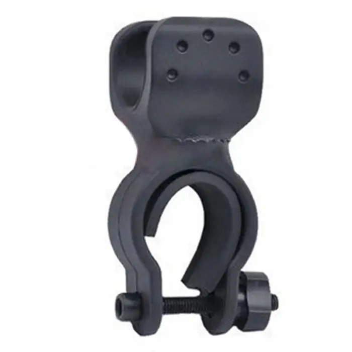 

360 Swivel Bike LED Flashlight Mount Bracket Flash Torch Holder Front Light Clip Clamp Lantern Bicycle Accessories