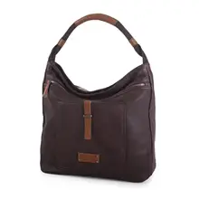 Lois модель Maine сделанная сумка женская Al Тип плеча Хобо закрыть с молнией Длина Кожа PU Colores Marron, Tau