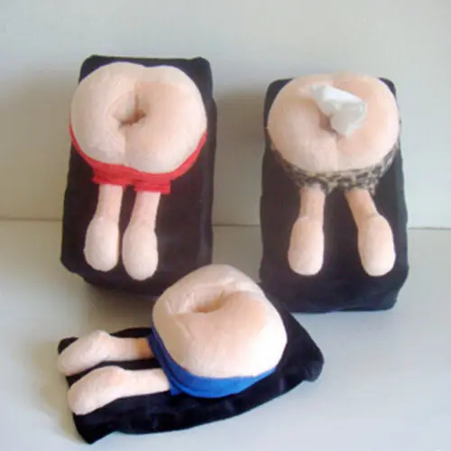 

Cartoon Funny Car Accessories Seat Back Cover Holder Paper Napkin Box Tissue Box Tissue Boxes