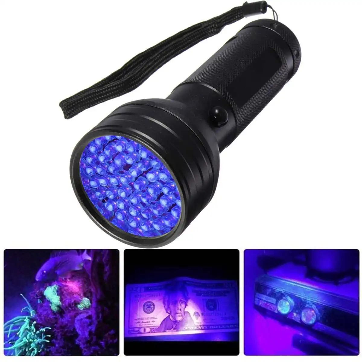CLAITE 51 UV LED детектор скорпиона Finder для ультрафиолетового черного света фонарик