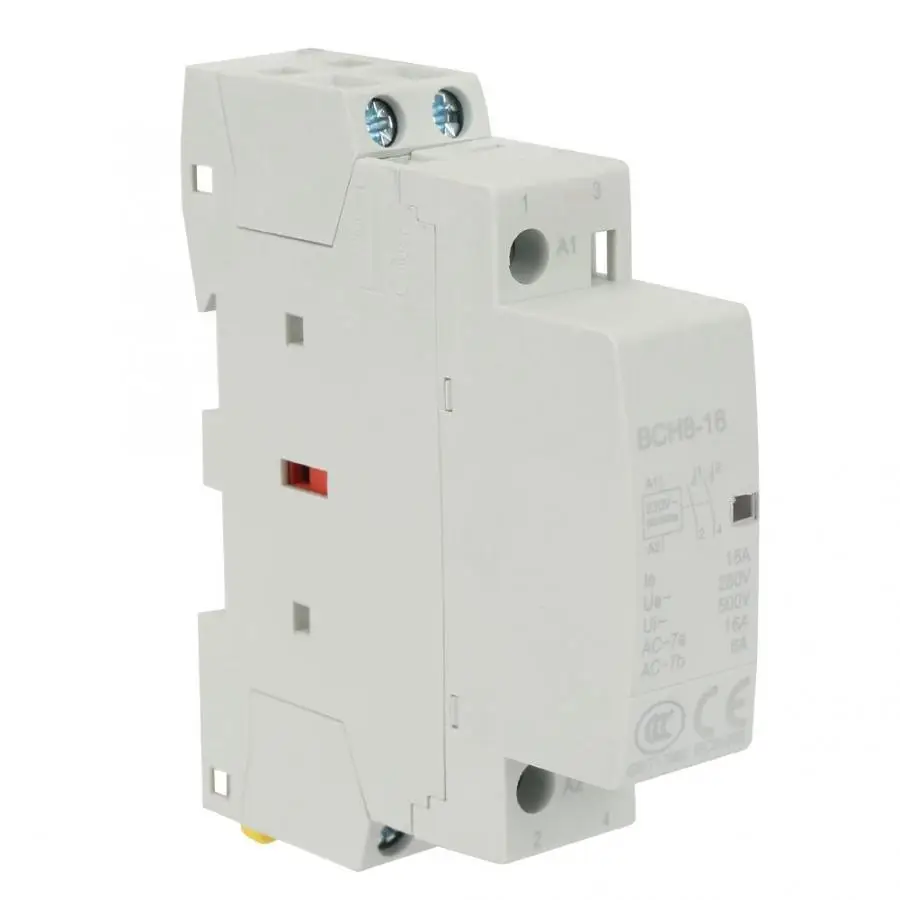 230V 2NO 50 60HZ Din Rail Din Contacteur 2P 16A 220V