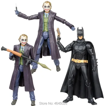 

Heath Ledger The joker PVC Action Figure Dark Knight Batman Figurine Movable Joints Collectible Doll Kids Toys for Children Boys