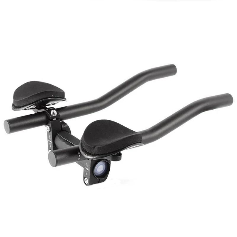 الألومنيوم دراجة TT شريط الذراع الراحة الاسترخاء Aerobar المقود 340mm صالح 25.4mm إلى 31.8mm دراجة أجزاء
