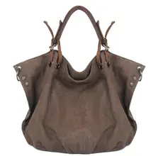 Модная женская сморщенная Холщовая Сумка Hobos shape большая сумка-тоут однотонная сумка через плечо большая Вместительная женская сумка