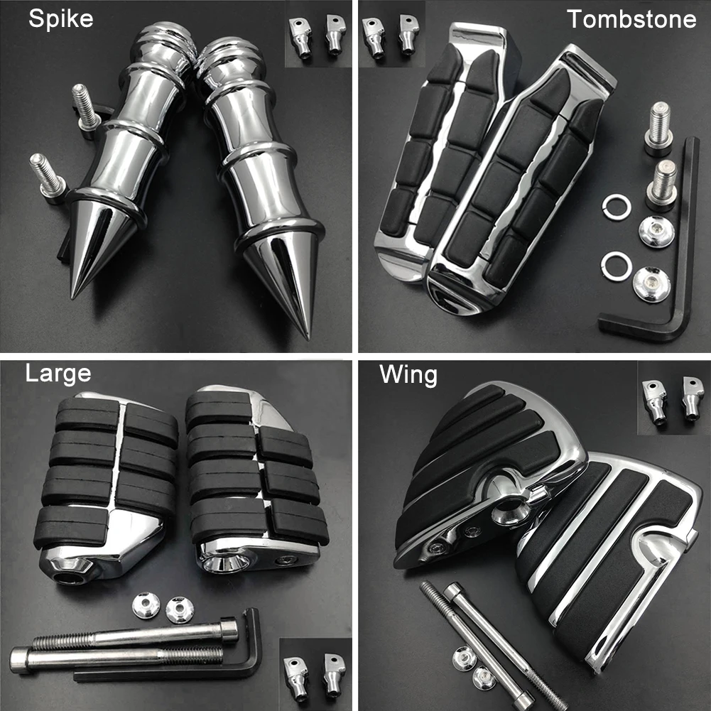Details about / Buffalo Footpeg Sets~1988 Yamaha XV750 Virago Street Motorcycle Emgo 50-70106