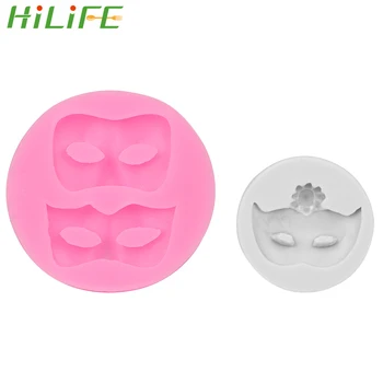 

HILIFE Mold Cake Decorating Tool Bakeware 7x7cm Kitchen Accessories Masquerade Mask Shape Fondant Chocolate Sugarcraft Mould