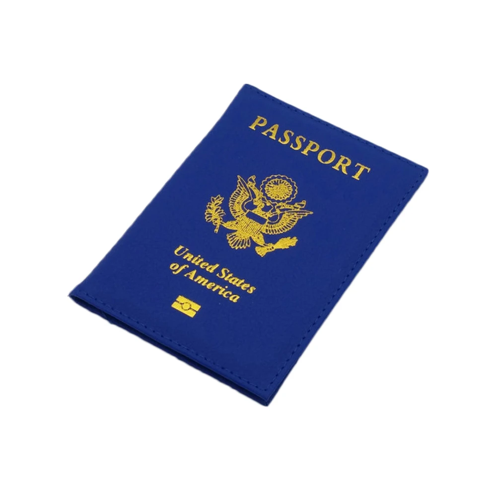 Новинка 2019 Обложка для паспорта из искусственной кожи в США розовая Женская