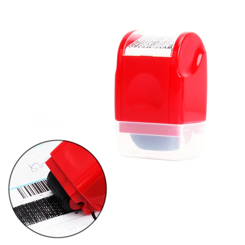 

Mini Roller Self Covering Garbled Confidential Stamps Express List Identity Code Privacy Information Seal Theft Protection