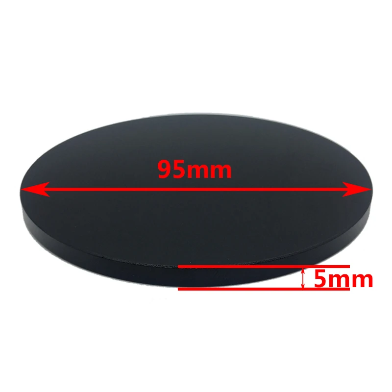 

Diameter 95 mm Thickness 5 mm Metal Plate Working Stage Round Specimen Plate for Stereo Microscope Free Shipping