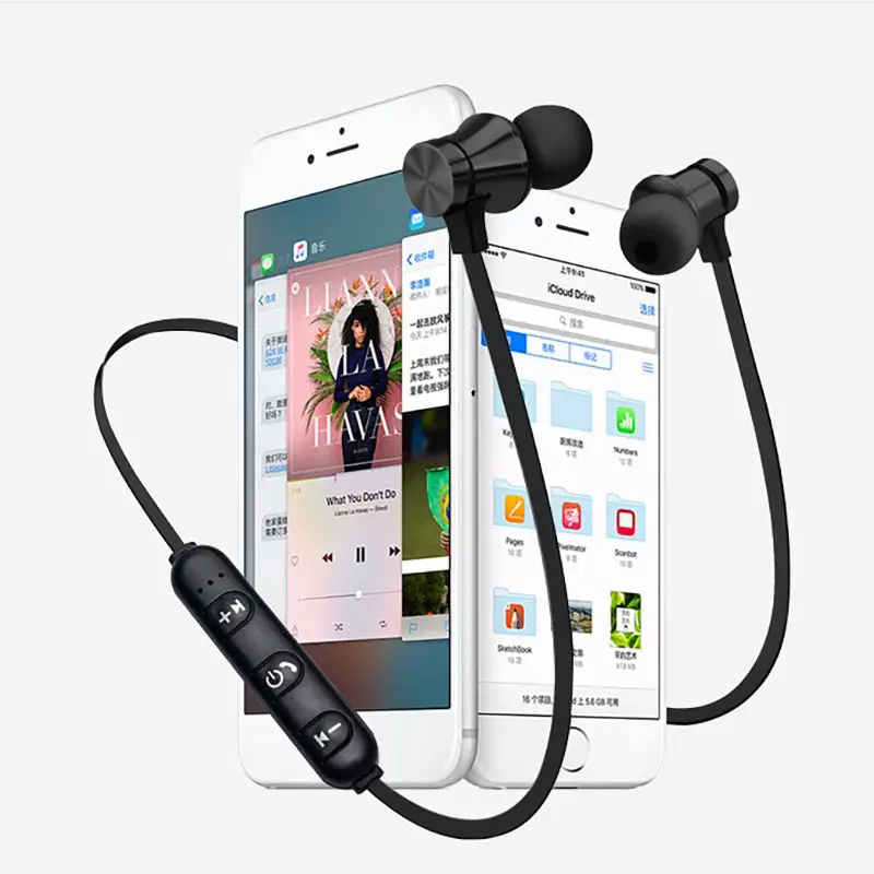Xt11 Магнитная музыка Bluetooth 4 2 наушники Спорт бег Беспроводная гарнитура с зарядным