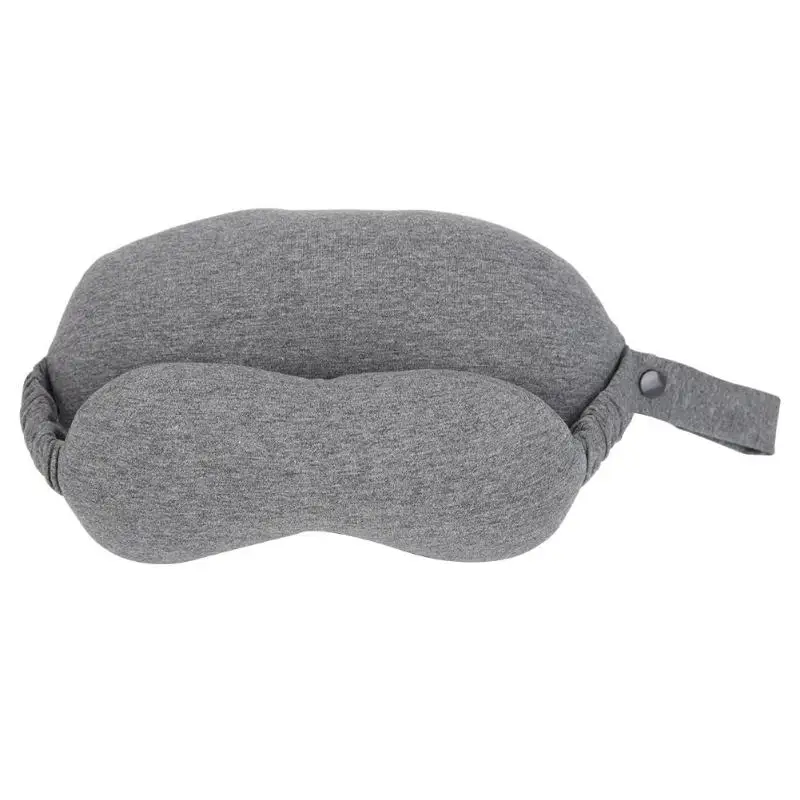 2 в 1 U-тип дорожная подушка Удобные пены хлопковая маска для глаз сна подушка автомобилей подушка для шеи в самолет Подушка с поддержкой шеи