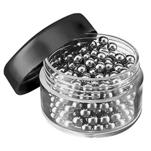 Шариковые гранулы для очистки стеклянной бутылки из нержавеющей стали, очистка шариков для вина, чая, пятен, очистка графина, чашки, 300 шт., аксессуары для барных инструментов