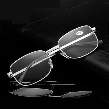 

XojoX Men Metal Frame Reading Glasses Women Prescription Glasses Elderly Presbyopic Eyeglasses Hyperopia Diopter +1.5 2.0 2.5