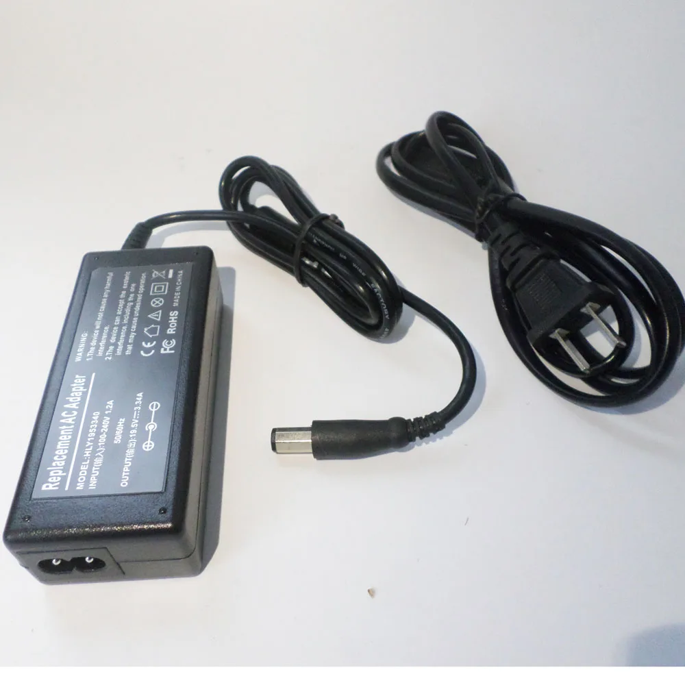 

Laptop Power Charger Plug For DELL Inspiron DA65NS4-00 NX061 XK850 YR733 HR763 1318 XPS M1330 19.5V 3.34A Notebook AC Adapter