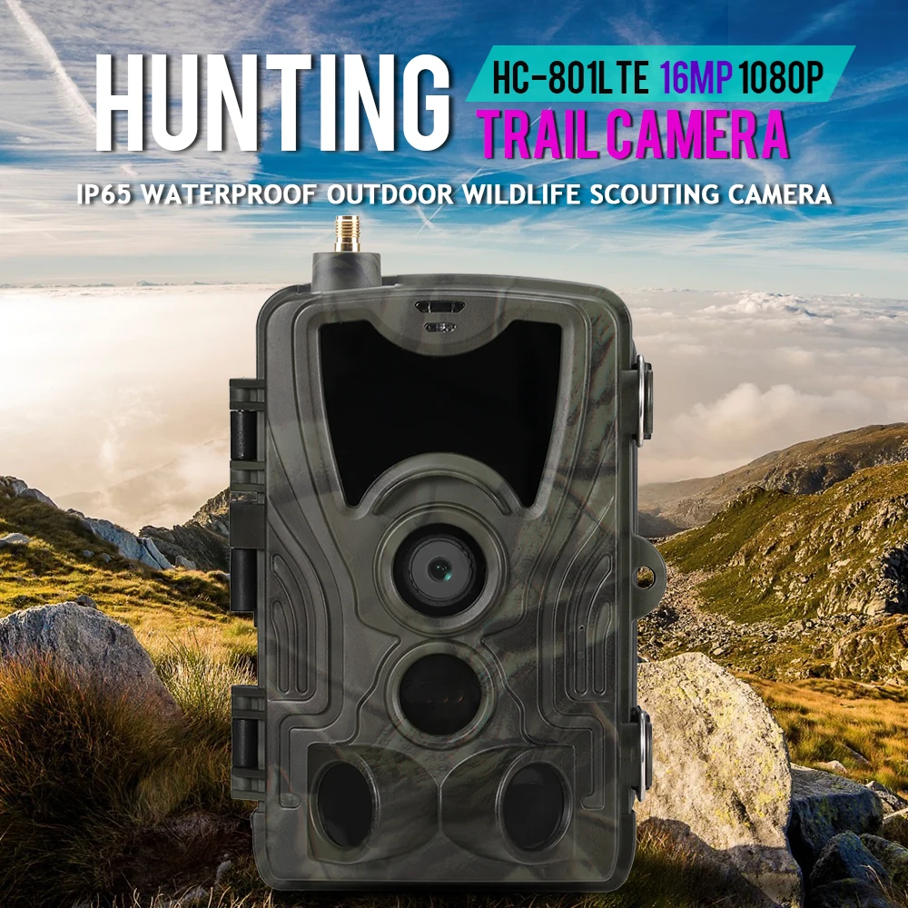 

16MP 1080P Trail Hunting Camera Wild Scouting Camera with PIR Sensor Infrared 65ft Night Vision 0.3s Super Fast Trigger IP65